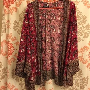 Paisley patterned kimono